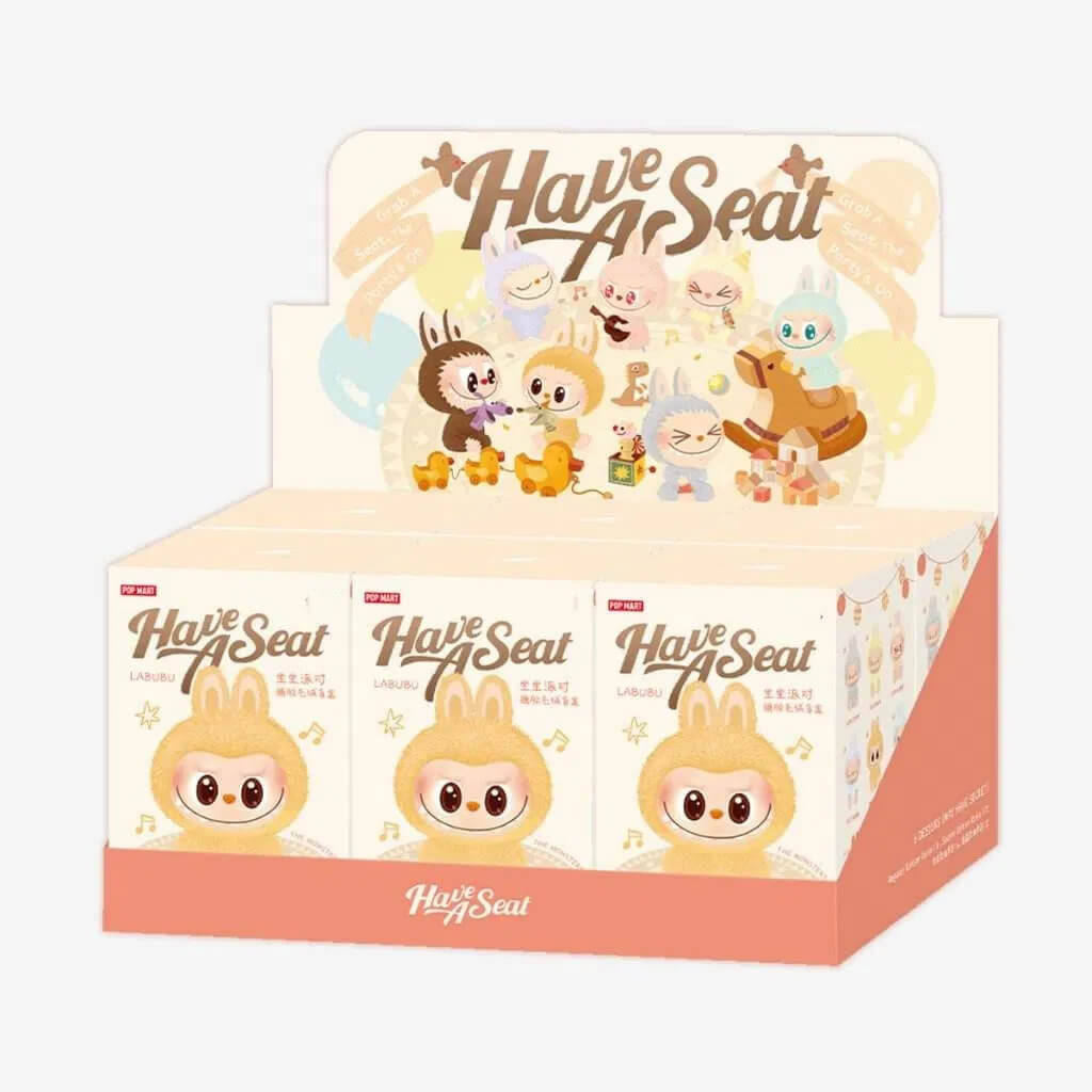 Labubu lutka – blind box figura iz Have a Seat kolekcije