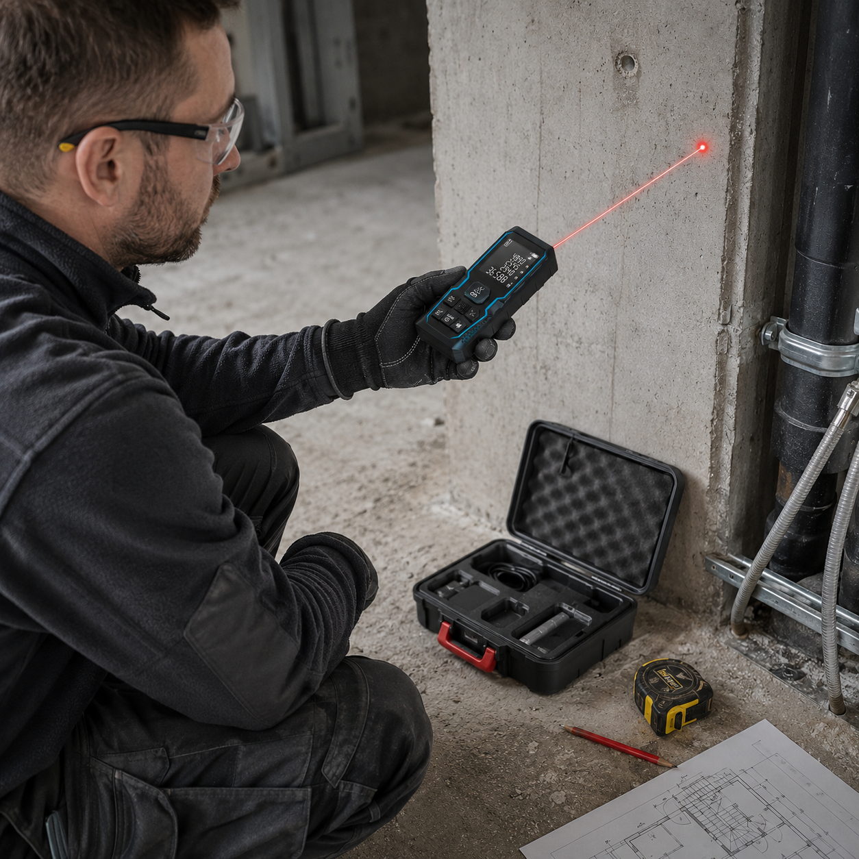 Laserski digitalni metar